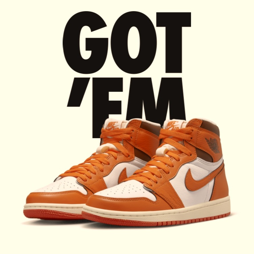 SOLD Wmns Air Jordan 1 High OG 'Starfish'
Air Jordan
, 
Sneakers
W11 M9 1/2